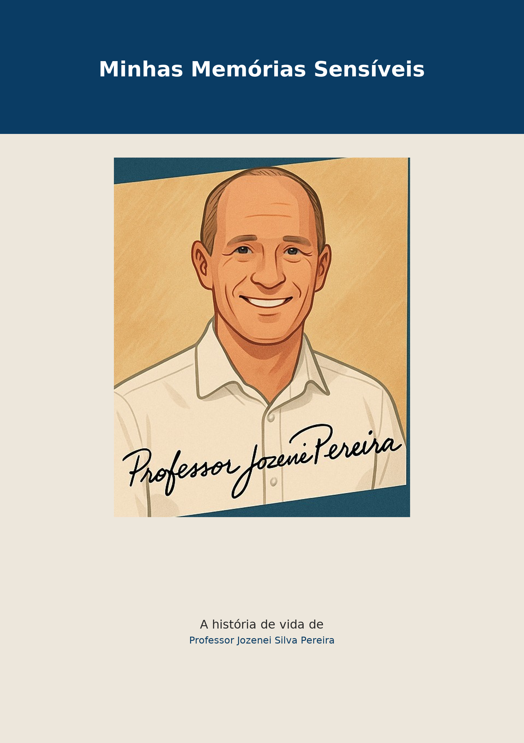 Capa do livro Minhas Memórias Sensíveis